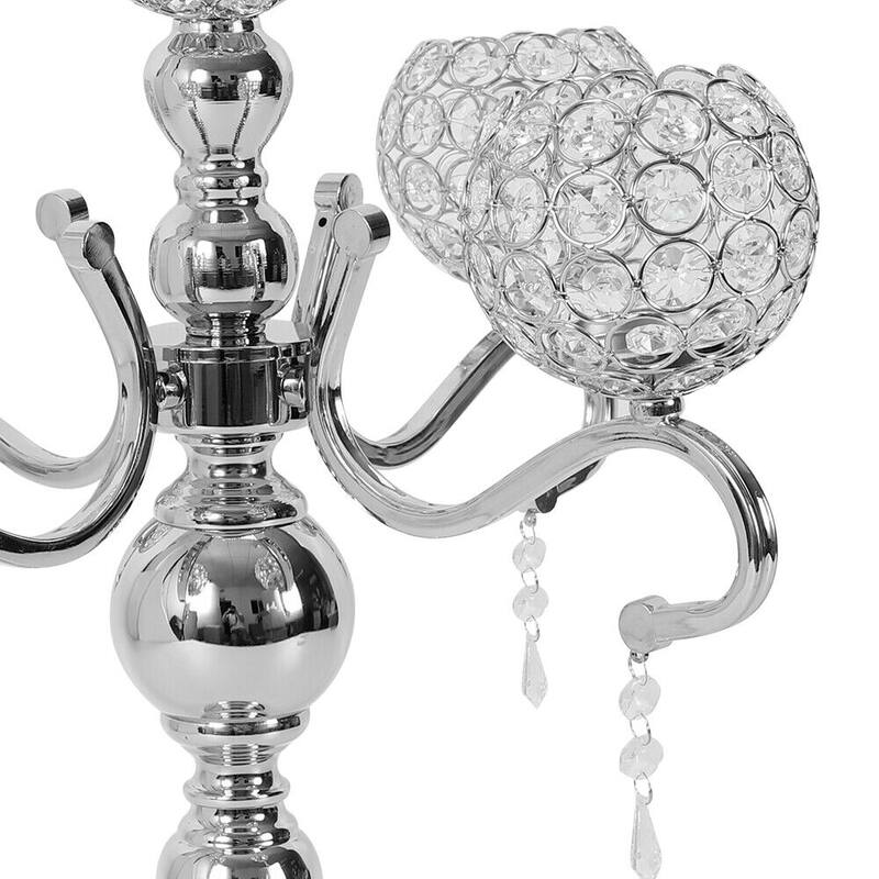 Crystal Candelabra Wedding Centerpieces Votive Candle Holders Bed