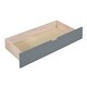 preview thumbnail 27 of 56, Twin Over Twin Playhouse Style Castle Style Bunk Bed Wooden Bed Frame with Tent and 2 Drawers (No Box Spring Needed) Grey/Pink - Twin