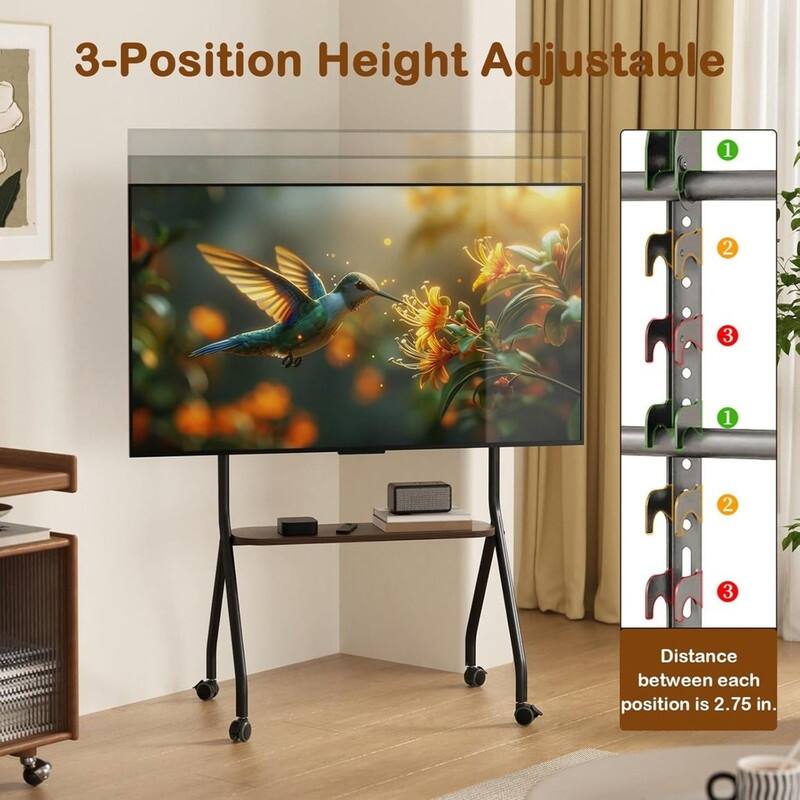Rolling TV Stand