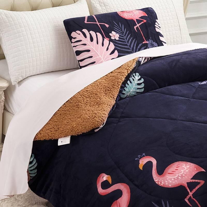 Unicorn Flamingo Kids Comforter Set Best Gift