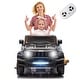 preview thumbnail 43 of 58, 24V Ride-On Truck for Kids, 6-Wheel Pickup, Remote Control, Music, Lights, Storage
