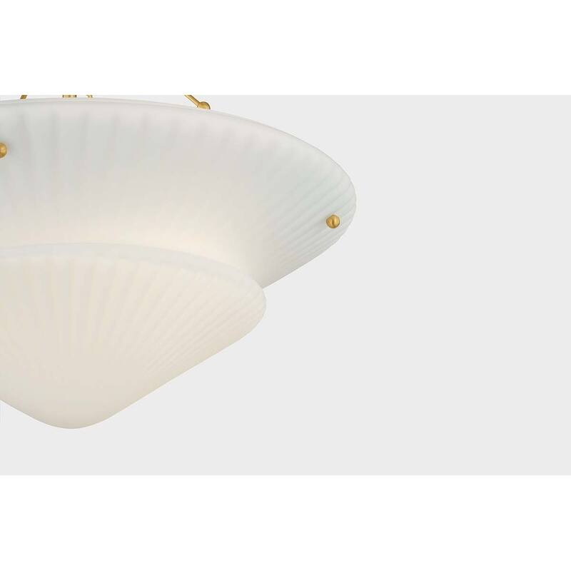 Hudson Valley Lighting 7013 Loburn 3 Light 20" Wide Semi-Flush Ceiling