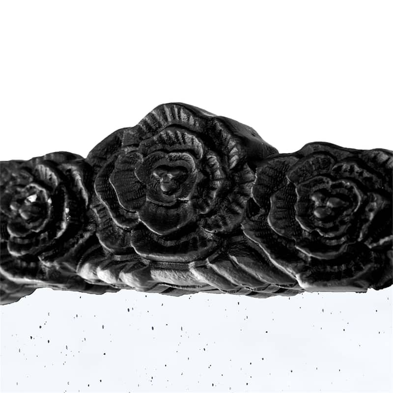 Hand Carved Rose Antique Mirror Frame