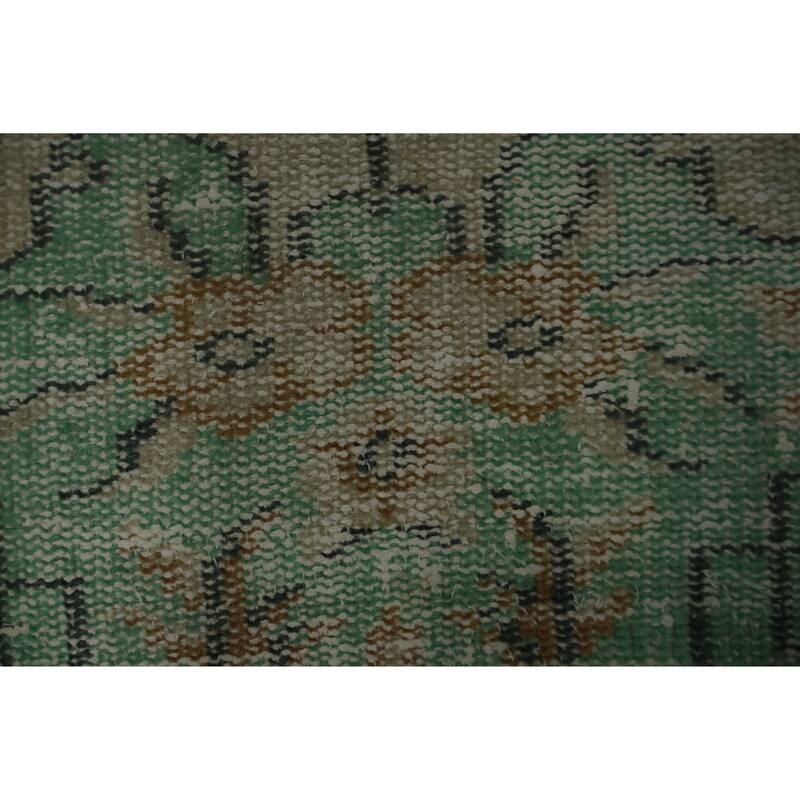 Hand Knotted Oriental 100% Wool Carpet Transitional Floral Beige & Ivories Anatolian Area Rug - 8' 3'' X 5' 3''