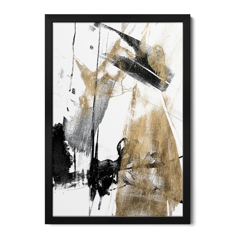 Glam & Black II Premium Framed Poster by Jennifer Goldberger - Black - 16x24x1