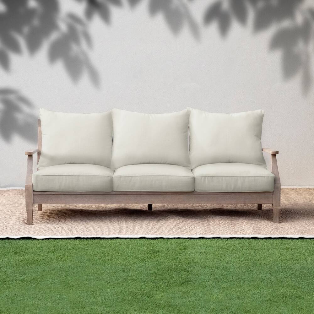 Sorra Home Indoor/Outdoor Deep Seating Sofa Pillow and Cushion Set