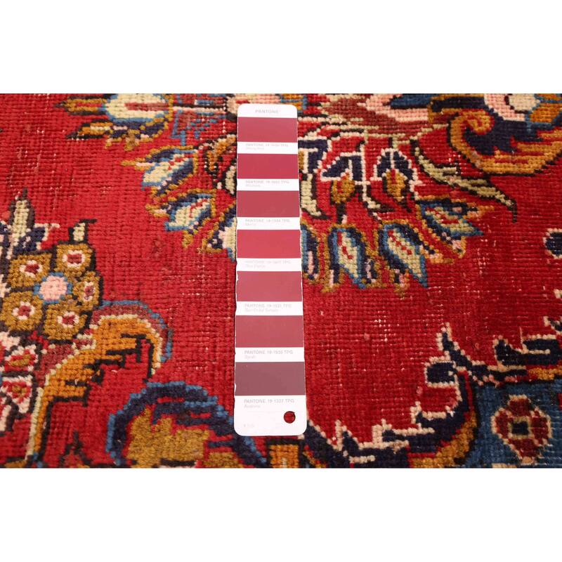 ECARPETGALLERY Hand-knotted Anadol Red Wool Rug - 7'5 x 11'4