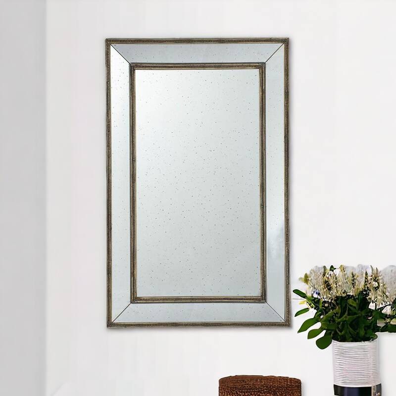 HomeRoots Silver Rectangle Accent Mirror - 23