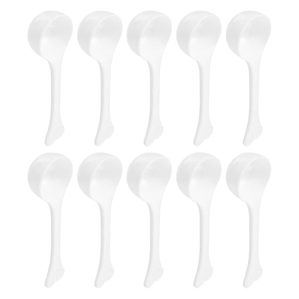 Plastic Measuring Spoons Powder Scoops Spoon Kitchen Spoons,3g White