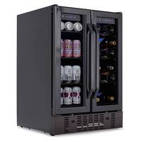 24 Inch Beverage Refrigerator Buit-in Wine Cooler Mini Fridge - On Sale -  Bed Bath & Beyond - 33137809
