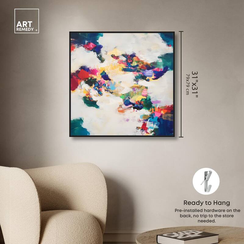 Spectrum Splash Canvas by Art Remedy