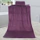 30"x60" Bath Towels (Set of 2) Super Soft Absorbent - Grape