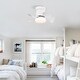 preview thumbnail 2 of 7, Ceiling Fan with 3 Color Temperatures Light and Remote Control DC Motor Powerful and low noise fan for Kitchen Bedroom