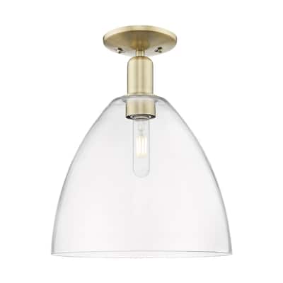 Innovations Lighting 716-1C-15-12 Bristol Semi-Flush Bristol 12" Wide