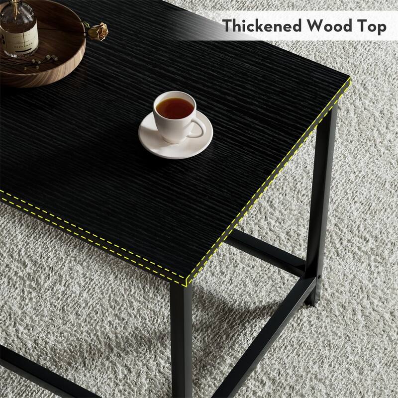 Marble Coffee Table Simple Modern Open Design