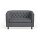 preview thumbnail 45 of 55, Silver Orchid Greta Upholstered Loveseat