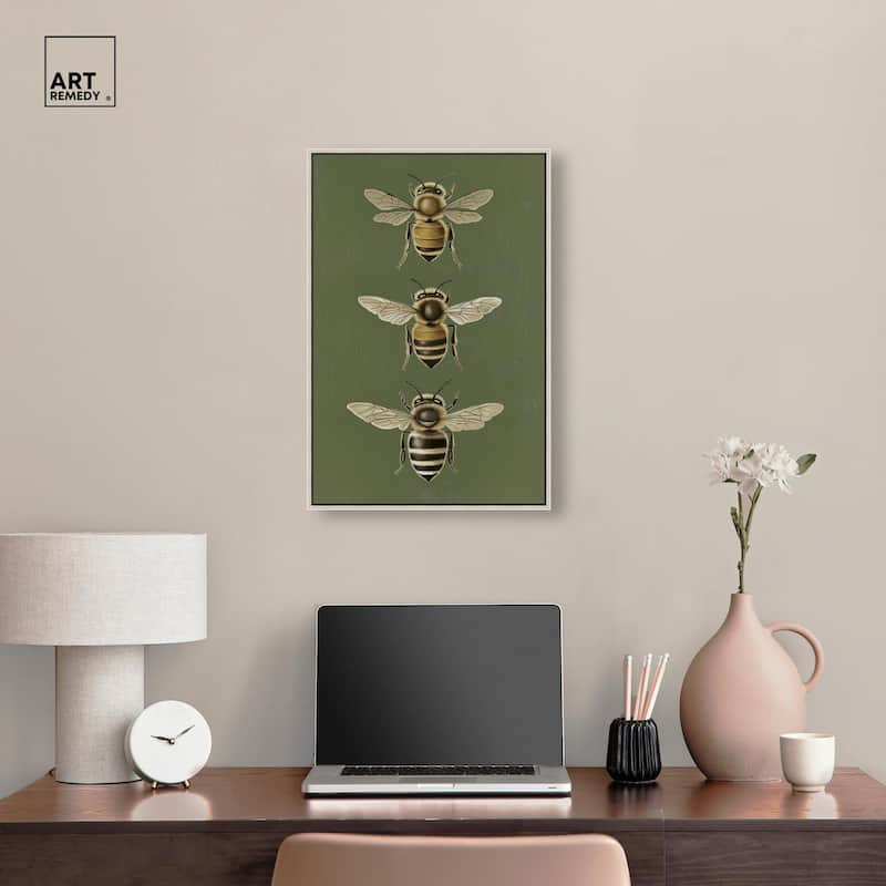 Anatomy of the Bee Canvas by Art Remedy