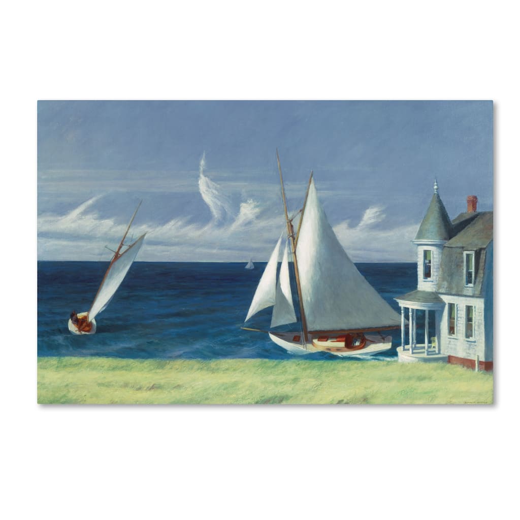 Edward Hopper 'The Lee Shore' Canvas Art