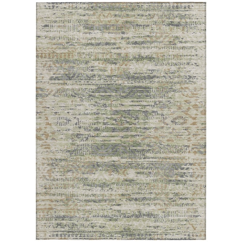 HomeRoots Moroccan Transitional Rectangle Outdoor Rug