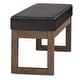 preview thumbnail 38 of 46, WYNDENHALL Madison 44 inch Wide Contemporary Rectangle Ottoman Bench