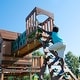 preview thumbnail 6 of 12, Backyard Discovery Woodridge Elite Cedar Wood Swing Set, Slide, Tunnel - 19'3" x 15'8"