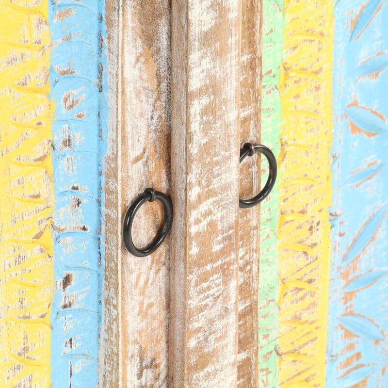 vidaXL Sideboard 24"x13.8"x29.9" Rough Acacia Wood