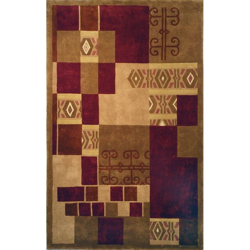 SAFAVIEH Handmade Rodeo Drive Madilyn Mid-Century Modern Abstract Wool