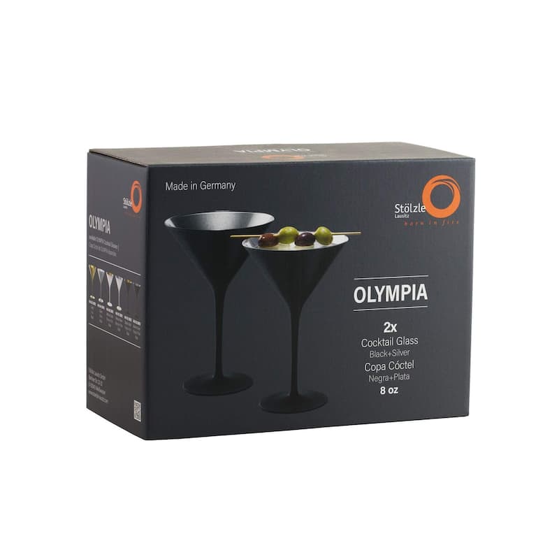 Stolzle Lausitz Set of 6 Olympia Martini Glasses - 8 Oz