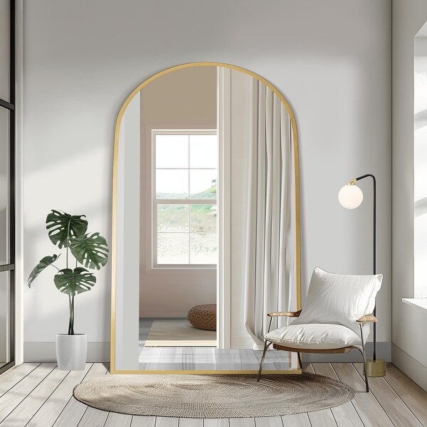 Arched Mirror Modern Full-length Mirror Floor Mirror - 71*38 - Bed