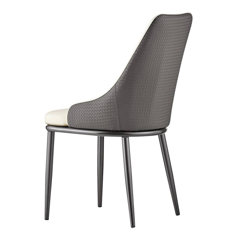 Faux Leather Upholstered Dining Chairs, Kitchen or Dining Room Chairs Set of 4 On Sale Bed