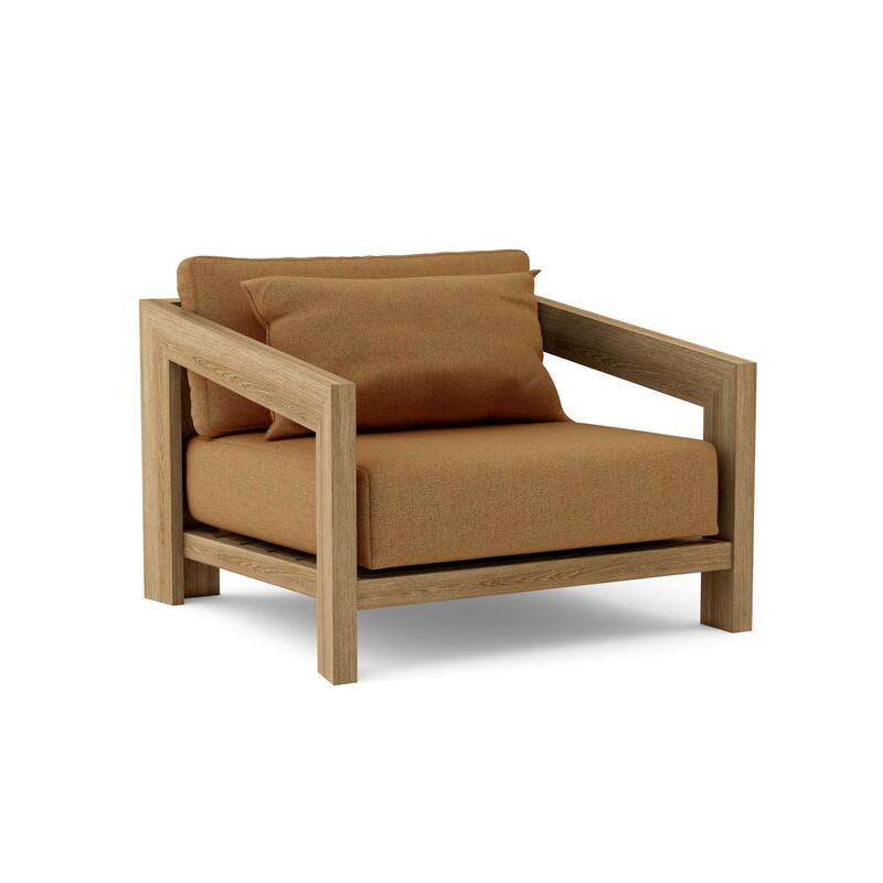 Smyrna Lounge Armchair - Canvas Teak