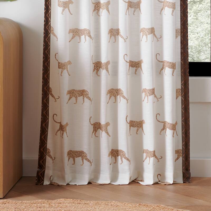 Rochelle Porter Jaguars Single Curtain Panel
