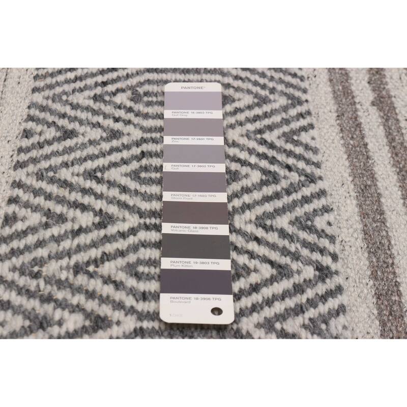 Nevada Grey Kilim 5'1" x 7'4" - 5'1 x 7'4