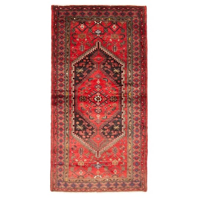 ECARPETGALLERY Hand-knotted Andelz Red Wool Rug - 3'7 x 6'9