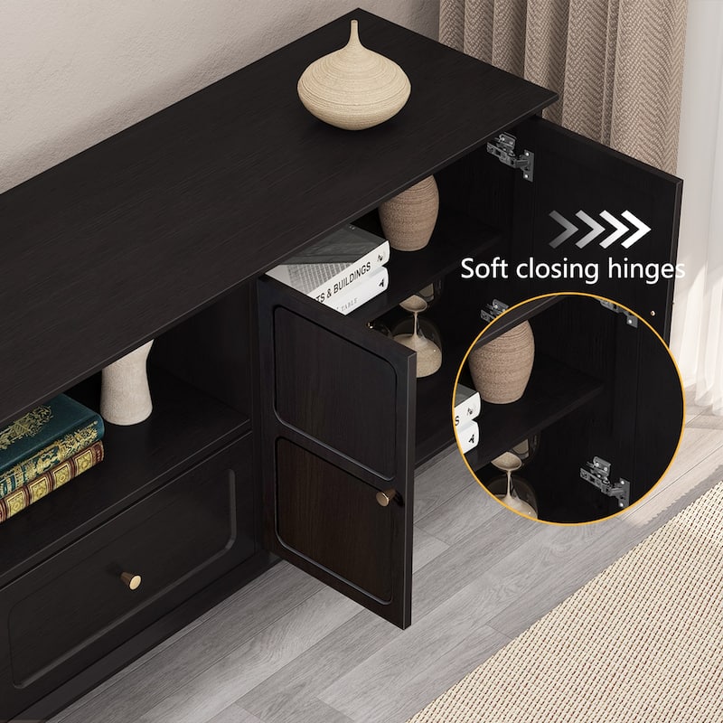 67" Mid-Century TV Stand for TVs up to 75"