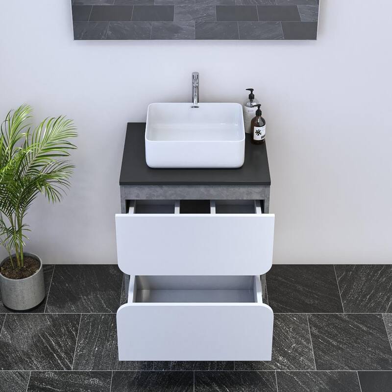 Azurro 2S 60 Floating Bathroom Vanity (24" Width)
