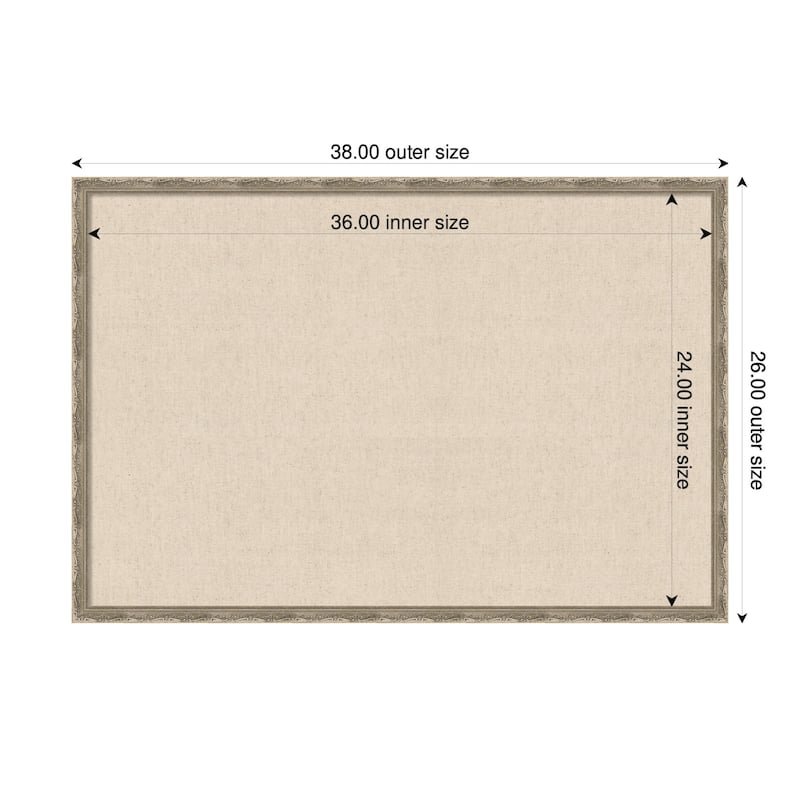 Kate and Laurel Pinboard Neutral Linen