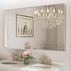 preview thumbnail 119 of 141, Apmir Metal Frame Tempered Glass Bathroom Vanity Mirror for Wall, Cloakroom, Bedroom 60" x 28" - Silver