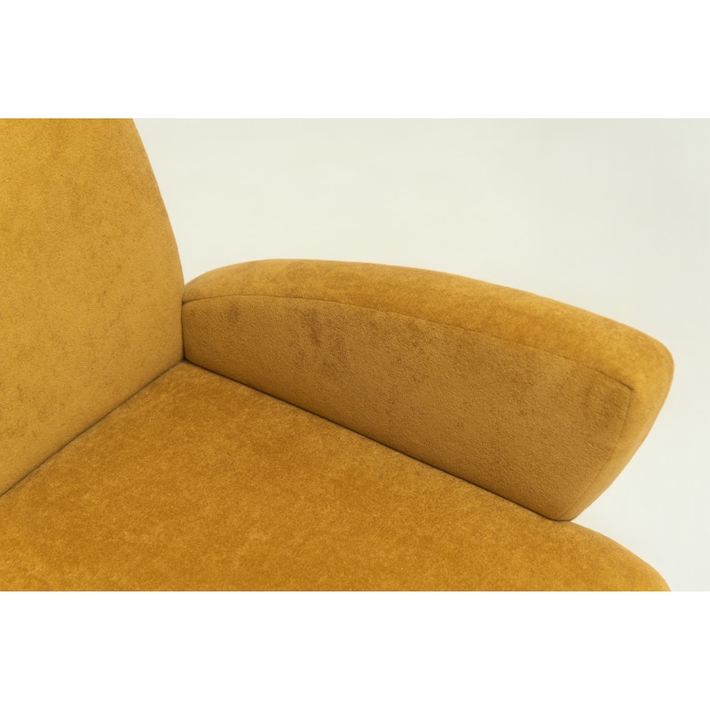 Christopher Knight Home - Velvet Upholstered Accent Lounge Chair with Birch Wood Legs