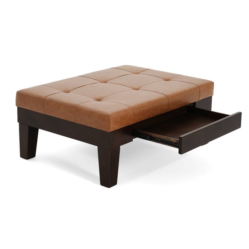 Ottoman Comfortable choice, multiple functions, classic design, and cozy corners WITH DRAWER