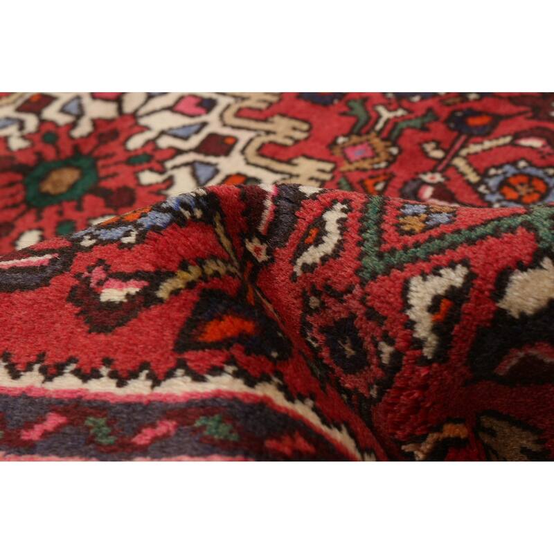 ECARPETGALLERY Hand-knotted Andelz Red Wool Rug - 3'5 x 5'0