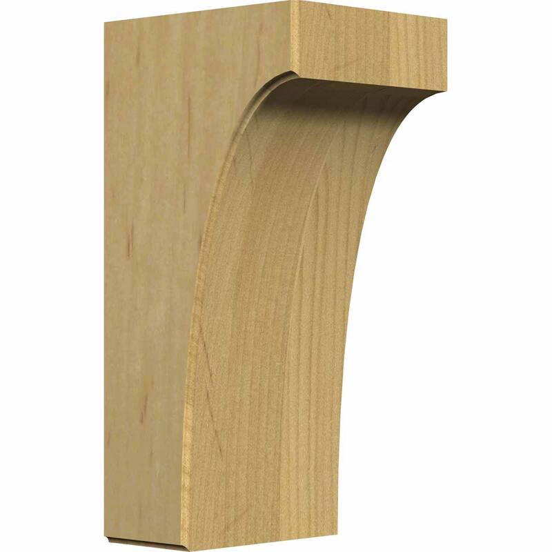 Clarksville Bracket - 5 1/4"W x 6"D x 12"H - Alder