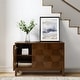 preview thumbnail 6 of 46, HULALA HOME Glenda Contemporary 45''W Versatile 3-door Adjustable Shelf Storage Cabinet