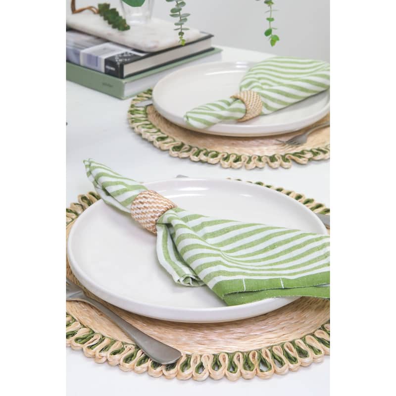 Caravan Ticking Stripe Napkins - Set of 4