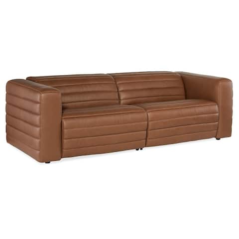 Chatelain 1.5 LAF/RAF 2 over 2 Power Sofa with Power Headrest - 93"W x 29.5"H x 42.5"D