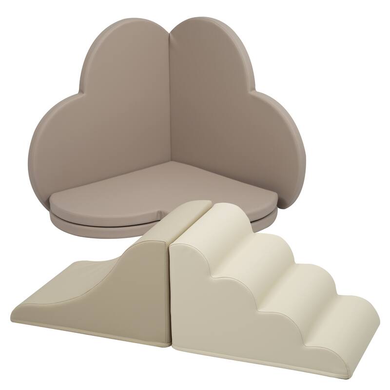 Soft Foam Block Play Structures Climbers for Child Development, 6-Piece Baby Foam Climbing Foam, Climbing Activity Play Set