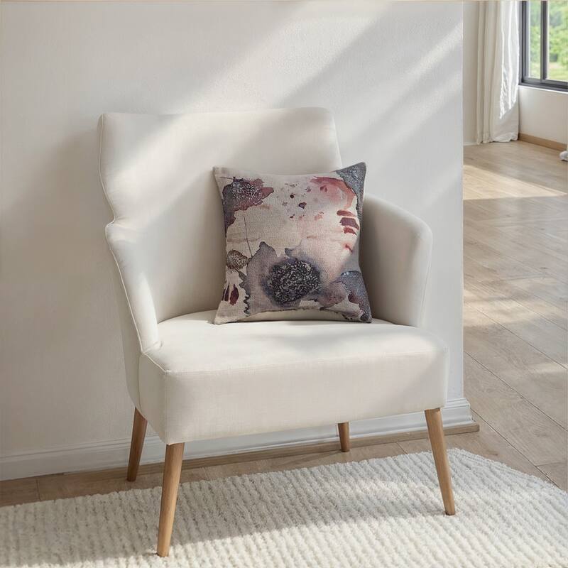 Woven Cotton Printed Pillow with Design and Foil