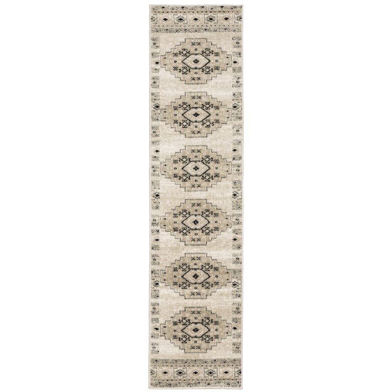 Style Haven Prescott Tribal Medallions Area Rug - 1'10" x 7'6"