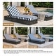 preview thumbnail 95 of 112, Patio Recline Chairs Adjustable Chaise Lounge with Cushions (Set of 2)