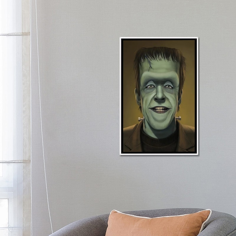 iCanvas "Herman Munster" by Vincent Hie Framed Canvas Print